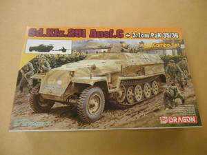 〔全国一律送料340円込〕1/72 ドラゴン ドイツ Sd.Kfz.251Ausf.C ＆ 3.7cm対戦車砲 PaK35/36