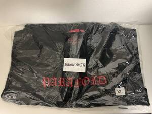 【新品】SUPREME シュプリーム　 Black Sabbath Paranoid Crewneck 黒　長袖　XL