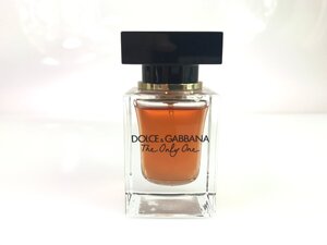 残多　ドルチェ&ガッバーナ　DOLCE & GABBANA　The Only One　ザ・オンリーワン　オードパルファム　スプレー　30ml　残量：9割　YK-5884