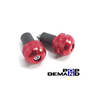 ◇送料300円◇汎用 CNC 赤 ハンドル バーエンド DF200E DR250R DR250S DR-Z250 RMX250 RMX250S