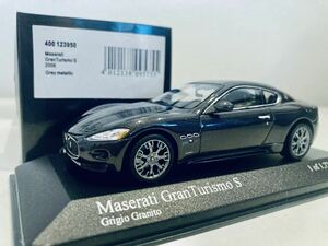 【送料無料】1/43 Minichamps Maserati Gran Turismo S マセラティ グランツーリズモ S 2010 Grey metallic