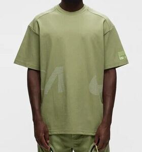 新品 送料込 NIKE NRG ISPA SEASONAL S/S TEE Mサイズ 緑(ALLIGATOR) ナイキ シーズナル Tシャツ イスパ アイエスピーエー 厚手