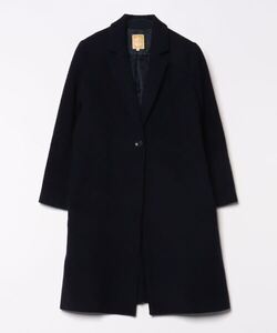 「BEAMS HEART」 チェスターコート 1 ネイビー レディース