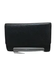 LOUIS VUITTON アンヴェロップ・カルトドゥヴィジットNM_タイガ_BLK 牛革 M64595