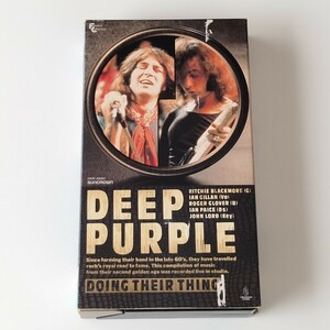 【VHS/ビデオ】DEEP PURPLE/DOING THEIR THING(CTVR-80001)ディープ・パープル/ドゥーイング・ゼア・シング/スタジオライヴ/R.ブラックモア