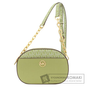 Michael Kors マイケルコース ロゴ ショルダーバッグ レザー レディース 中古