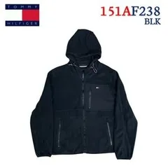 ★数量限定★TOMMY HILFIGER トミーヒルフィガー フリースジャケット アウター ブラック S~Lサイズ 送料無料 151AF238