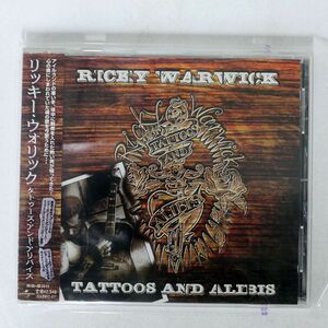 RICKY WARWICK/TATTOOS & ALIBIS/UNIVERSAL UICE-1036 CD □