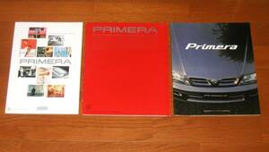 【即決】自動車カタログ/アクセサリーカタログ「日産　プリメーラ　3冊！　2.0Tm/2.0TmL/2.0eGT…他」1992年～1995年　全39p/全35p/全10p