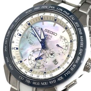 2015年限定 3000本 美品 SEIKO セイコー ASTRON アストロン 腕時計 SBXB039 GPS 電波 ソーラー 衛星電波時計 チタン シェル 箱付き 動作OK