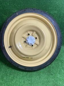 AT-225] 未使用 ダンロプ Dunlop スペアタイヤ T105/70D16 87M J16X4T DOT 9 08 TX23 2008年式 トヨタ純正 ポルテ NNP10 H20年