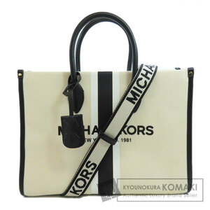 Michael Kors マイケルコース 2WAY トートバッグ キャンバス レディース 中古