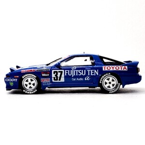 ライト開閉 1/43 EBBRO エブロ 富士通 トムス トヨタ 70スープラ 70系 スープラ FUJITSU Tom