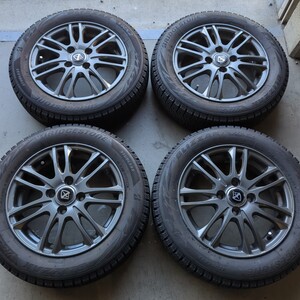 軽用BLIZZAKVRX2 155/65R14 アルミ付8〜9分山程度 4本セット2022年製