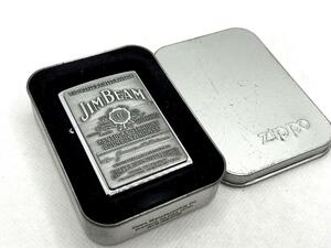 未使用 ZIPPO ジッポー 1999年 JIM BEAM ジムビーム ライター シルバー