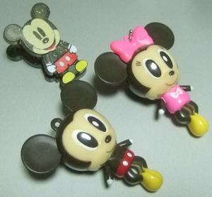 ●MickeyとMinieのクリップ。