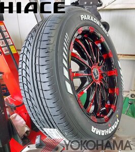 Bounty Collection BD12!!200系ハイエース YOKOHAMA ヨコハマ PARADA パラダ 215/60R17 17インチ 新品タイヤホイールセット