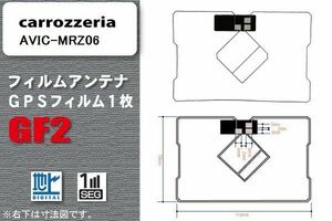 地デジ カロッツェリア carrozzeria 用 GPS一体型フィルムアンテナ AVIC-MRZ06 対応 ワンセグ フルセグ 高感度 受信 高感度 受信