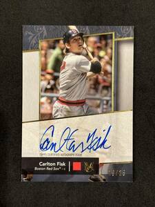 2024 Topps Museum Collection Baseball Carlton Fisk Auto Gold /25