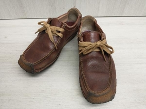 Clarks クラークス ワラビー レザー ショートブーツ サイズ 23cm ブラウン