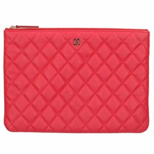 シャネル CHANEL キルティングココマーククラッチバッグ 中古 HJ12