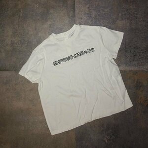 EMPORIO ARMANI◇エンポリオアルマーニ・子ども用半袖Tシャツ◇36M/98cm ホワイト　美品