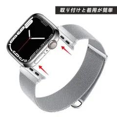 コンパチブル 49mm アップルウォッチバンド ステンレス留め金製