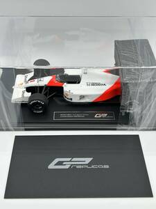 GP Replicas 1/18 マクラーレン ホンダ MP4/6 #1 A.セナ TOPMARQUES トップマルケス GP036A 1991年 World Champion with SHOWCASE