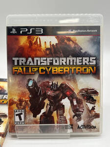 Transformers: Fall of Cybertron W/Sleeve Cover (Sony Playstation 3 PS3)- WORKS 海外 即決