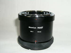 5561●● Mamiya RZ67 No.2 82mm、マミヤ中間リング 良品 ●