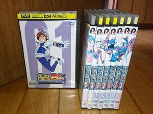 ・●タイムボカン24 （全8巻） 「放送期間、2016年～2017年」　　タイムボカンシリーズ　「TVアニメ・DVD8巻」　レンタル落ちDVD