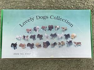 未使用 Lovely Dogs Collection ミニチュア 犬 いろんな犬種 ミニチュアドッグ 24種類 24個セット