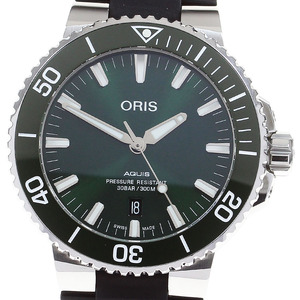 オリス ORIS 01 733 7730 4157 アクイス デイト 自動巻き メンズ 箱・保証書付き_838246