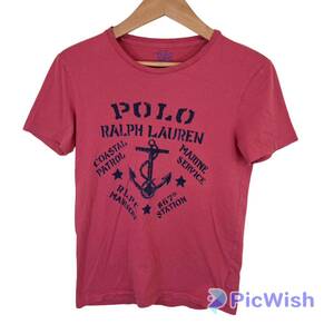 polo ralph lauren ラルフローレン　 ladies レディース　トップス　クルーネック　碇　tシャツ size:XS
