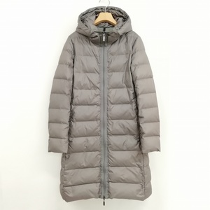 モンクレール MONCLER NANTESFUR ダウン コート ジャケット ファー欠損 ベルト欠損 0 グレー レディース