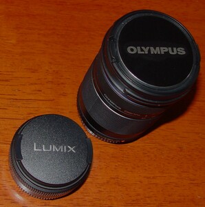 オリンパスとパナソニックのマイクロフォーサーズ用レンズ　2個セット中古