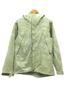 THE NORTH FACE◆NOVELTY DOT SHOT JACKET_ノベルティドットショットジャケット/M/ナイロン/カーキ/カモフラ