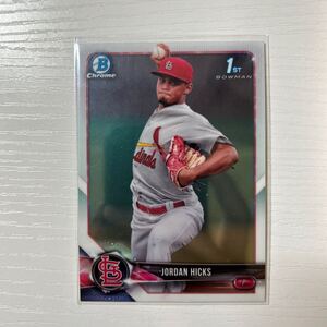 2018 Bowman Jordan Hicks chrome