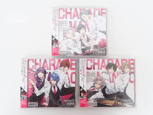 ET3035/[未開封]CD/3巻セット CharadeManiacs キャラクターソング&ドラマ Vol.1-3/缶バッジ付き