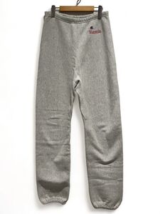 90s USA製 Champion チャンピオン reverse weave リバースウィーブ Wisconsin sweat pants スウェット パンツ Lサイズ グレー