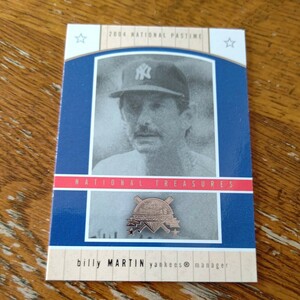 2004 NATIONAL PASTIME billy MARTIN 500限定