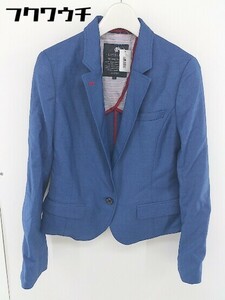 ◇ LOVELESS ラブレス シングル1B 長袖 テーラード　ジャケット サイズ34 ブルー系 レディース
