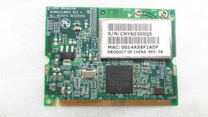 Wi-Fi PCI カード Broadcom BCM94318MPG 中古動作品（A701）