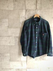 90s RALPH LAUREN The Big Shirt BLACK WATCH B/D SHIRTラルフローレン ビッグシャツ ブラックウォッチ ボタンダウン オールド ビンテージ