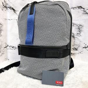 美品 TUMI トゥミ ノタウェイ TAHOE タホ リュック バックパック ビジネスバッグ 0798676STCG メンズ レインカバー グレー ブルー