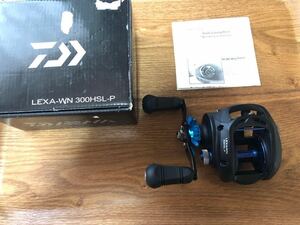 美品 ダイワ USダイワ DAIWA LEXA-WN 300HSL-P ハンドルカスタム （検）レクザ タトゥーラ フエゴ ビックベイト ジャイアントベイト 雷魚