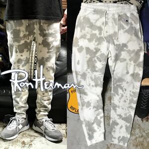 ［完売／千駄ヶ谷本店購入］1円《★ Ron Herman × Champion ★》タイダイ染めスウェットパンツ ロンハーマン 別注 チャンピオン 