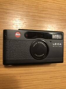 Leica minilux 40mm f/2.4 Summarit フィルムカメラ ミニルックス ライカ Black