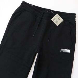 ★プーマ PUMA 新品 メンズ 高品質 保温 暖かい 厚手 スウェット 裏起毛 ロングパンツ ボトムス 黒 [847235-01-S] US 四 零★QWER★