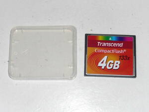 動作保証！Transcend CFカード 4GB